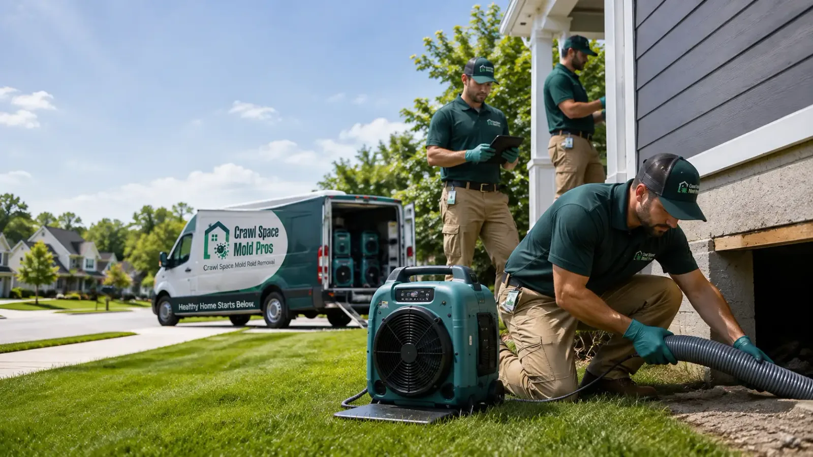 Crawl Space Mold Removal in Alvin, IL